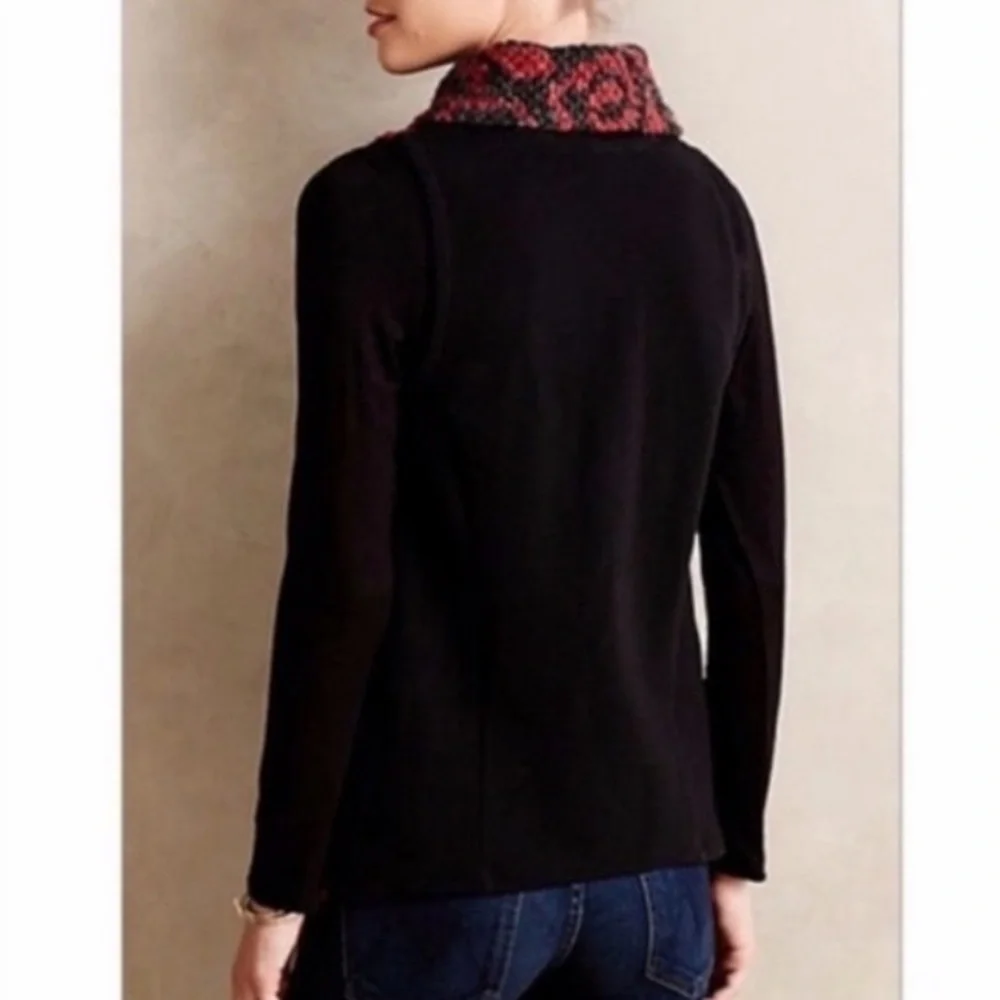 NWOT ANTHROPOLOGIE Dolan west coast Lightcatcher mohair wool drape vest XS new